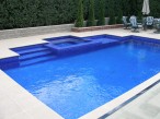 Rectangle pool with Spa